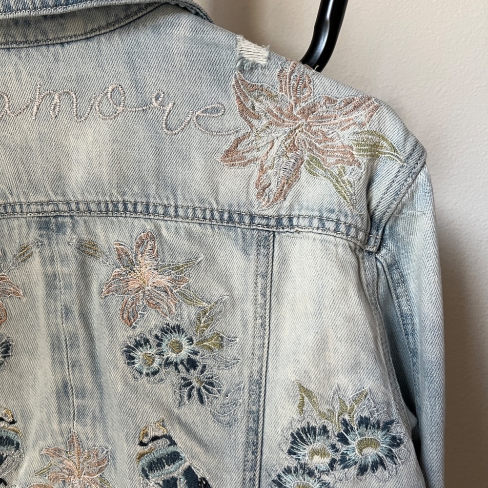 William Rast Embroided Jean Jacket - Picture 4 of 5